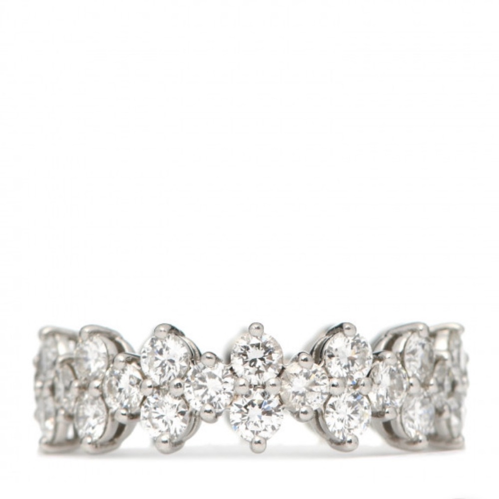 Tiffany & Co. Silver Diamond Ring